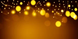 Festive abstract bokeh background - golden bokeh lights, beige - New Year, Anniversary, Wedding, banner