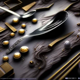 a spoon and a fork, Hyper-detailed, Insane details, American Plain, Intricate details, Beautifully color graded, Unreal Engine, DOF, Super-Resolution, Megapixel, Cinematic Lighting, Anti-Aliasing, FXAA, TXAA, RTX, SSAO, Post-Production, CGI, VFX, SFX, Insanely detailed and intricate, Hyper maximalist, Hyper-realistic, Super detailed, Photography, Hyper-realistic, Volumetric, Photorealistic, ultra photoreal, ultra-detailed, intricate details, 8K, Super detaile