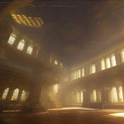 School of learning magical arts, whole building, mysterious cosmic backdrop, celestial ambience, soft lighting, unreal engine 5 volumetric lighting, intricate details, realistic style, 8k resolution