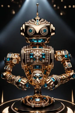 Robot full jewelry diamonds