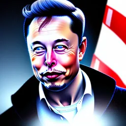 Elon musk Cheshire grin