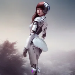 beautiful smooth realistic Japanese robot girl, extremely sharp detail, finely tuned detail, ultra high definition, 8 k, unreal engine 5, ultra sharp focus, accurate wings, in flying mode