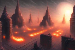 Apocalypse city burn