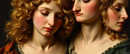 close up venusians painted by Rembrandt