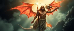 double jesus in the style of double dragon