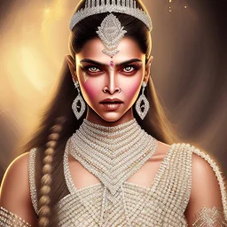 Diamond goddess, beautiful deepika padukone portrait, 4K