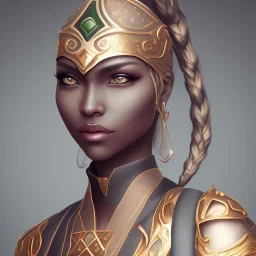 jade, mortal kombat, face, smile, dark skin color, dark ninja mask, black hair, brown eyes, woman