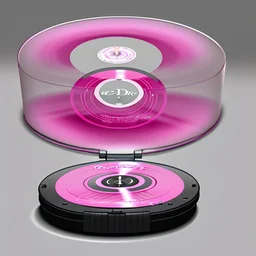 Pink CD-R design