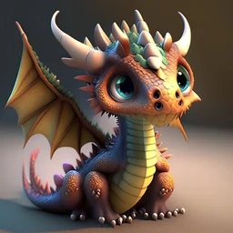 cute dragon 3D
