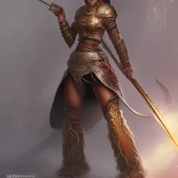 Fantasy korean warrior women