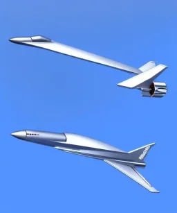 hyper sharp space titanium airplane