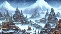 city of the elves in the mountains