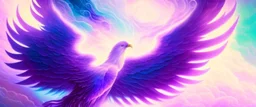 The album cover features a celestial dreamscape with cascading clouds and ethereal light. Soft pastel hues of purples and blues evoke a sense of serenity and emotion. Illenium's distinctive phoenix logo rises from the center, symbolizing the transformative and uplifting nature of the artist's melodic compositions.