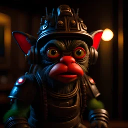 viking goblin horror man robot chat bot birthday, motion blur, 8k, downlight, soft light, depth of field, photorealism, trending on art station, lotsa detail