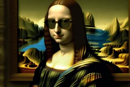 the gioconda with sunglasses