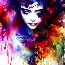 ayahuasca, fire, flames, watercolor illustration by <agnes cecile> <Yoji Shinkawa>, natural tones, ornate and intricate detail , soft smooth lighting, soft pastel colors,