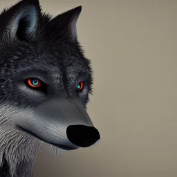 epic coolest wolf black fur blue piercing eyes eyes in the night with black shade , 8k resolution, ultra hyperdetailed, Unreal Engine 5, ultra colorful, very small details, realistic