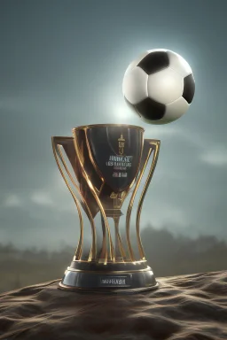 make a winner diploma of the football cup with the name Milo Cup