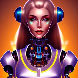 smiling lady robot top