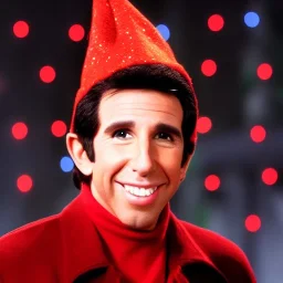 Arthur fonzarelli, elf hat, fonz, older, fonzie, winter background