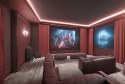 a dedicated home cinema room