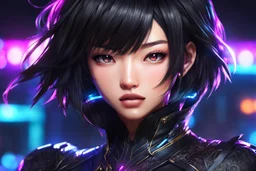 Hot Asian mouth cover, in 8k solo leveling shadow artstyle, spider costum, short black hair, dynamic pose, oshare kei, hurufiyya, rtx , neon lights, intricate details, highly detailed, high details, detailed portrait, masterpiece,ultra detailed, ultra quality