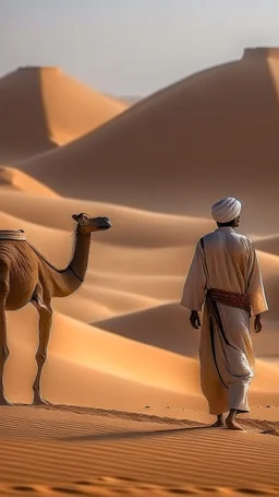 Africa, camel and desert, farmers