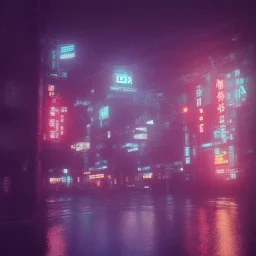 clean art, night, Tokyo, Rain, high definition, blue neon lights, 3d icon clay render, blender 3d