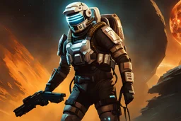 Isaac Clarke From Dead Space Remake As An Apex Legends Character Digital Illustration By, Mark Brooks And Brad Kunkle, Concept Art