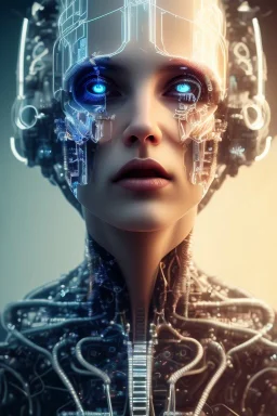 cyberpunk, head, cry women, portrai, face cry, perfect eyes, tron, cyborg, robot, cyborg, white hair, seven , perfekt, real, dream, hr giger