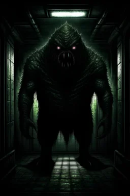 the half-skinned monster who is in the black room 4D