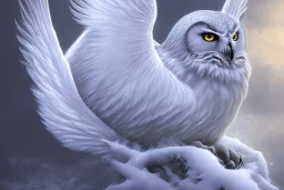 snow winged OWL