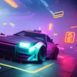 cyberpunk car,cyberpunk 2077, ultra realistic,shiny, smooth, studio quality, octane render, Surrealism, Triadic colour scheme,glow-stick, ambient lighting,nightclub lighting, polaroid, 100mm, --ar 3:2 --v4