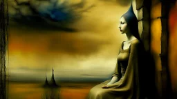 woman. Yves Tanguy