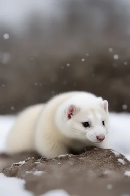 Snow ferret