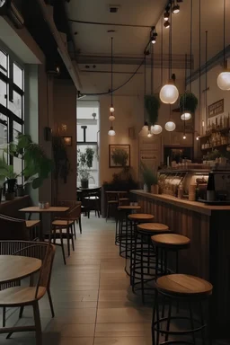 10 sec video of aesthetic cafes