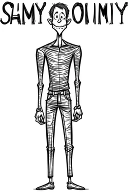 skinny man