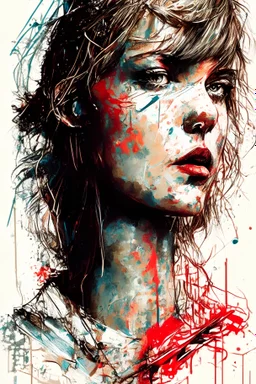 Taylor Swift | centered | symmetrical | key visual | intricate | highly detailed | iconic | precise lineart | vibrant | comprehensive cinematic | Carne Griffiths | Conrad Roset | Ralph Steadman | vector digital engraving | very high resolution | sharp focus | poster | no watermarks