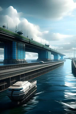 ميناء لنقل الشحنات من المستقبل