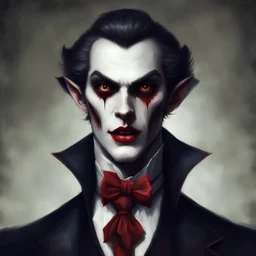 dnd, portrait of vampire