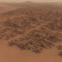 pyramids and canals and cities on mars