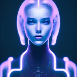 A beautiful portrait of a rabitt white neon color scheme, high key lighting, volumetric light high details psychedelic background