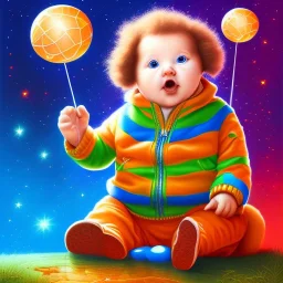Steven crowder, toddler, chubby, kid, orange