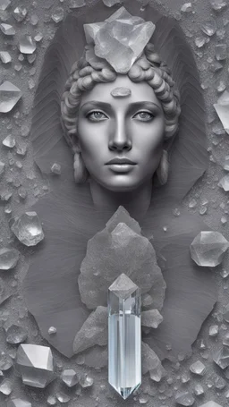 A piece of Topaz mineral, realistic, ultra detailed, well defined, a masterpiece, photo realistic, on a spectacular solid color background, sharp photography with sharp focus, high definition, centered image, full body length