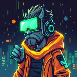 2-d pixel crypto punk named kenn