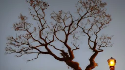 fall tree wonder Street light by Andrea del sarto