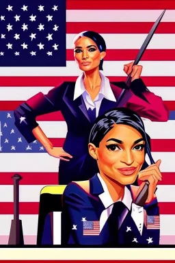 AOC being the president of america slaying hard