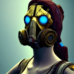 Mask, Borderlands 2, Portrait, highly detailed,