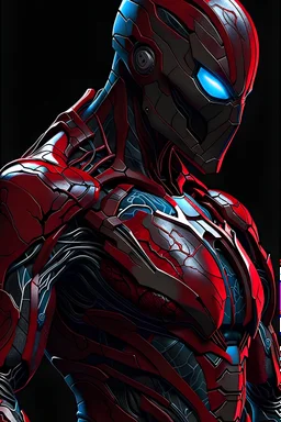 Fhoto body angle wide Raw, ironman Spiderman in batman, digital art, illustration, intricate details, powerful, captivating, , trending on artstation, sharp focus, studio photo, intricate details, highly detailed, by addie_digi