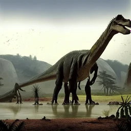 65 million years ago the largest dinosaurs